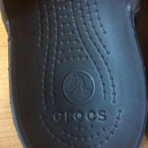 CROCS Kadee Black Flip Flop Thong Comfort Slip On Lightweight Sandal W Size 7 - Picture 6 of 10